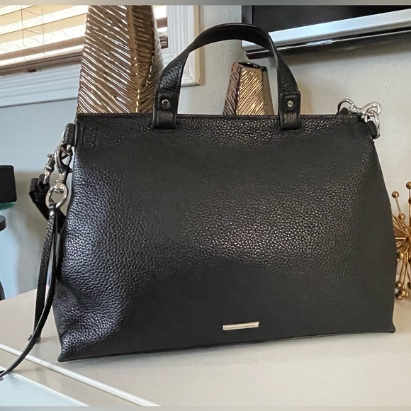 Rebecca Minkoff satchel handbag leather suede bag - Picture 4 of 4